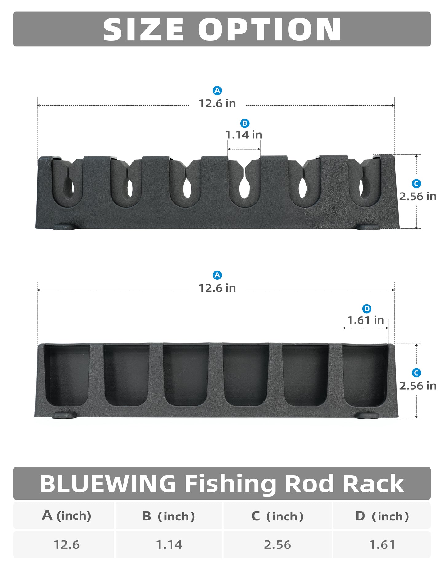 Bluewing Fishing Rod Rack