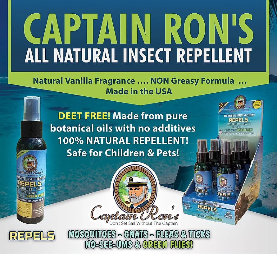 Captain Rons All Natural Insect Repellent - Dogfish Tackle & Marine