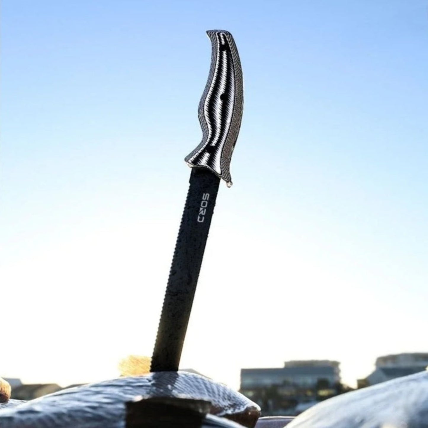 SORD Fishing Products 9in Serrated Blade Knife - Dogfish Tackle & Marine