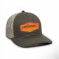 Dogfish Leather Tarpon Patch Premium Trucker Hat - Dogfish Tackle & Marine