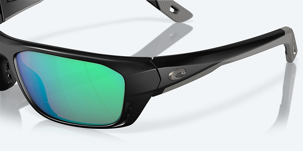 Costa Whitetip Pro Matte Black Green Mirror 580G - Dogfish Tackle & Marine