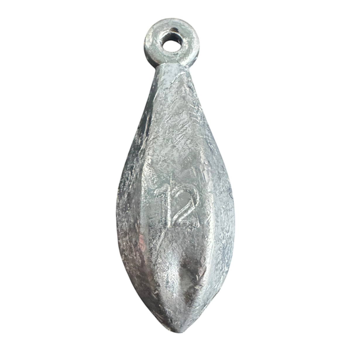 Dogfish Tackle & Marine bank sinker fishing weight with a streamlined lead design for bottom fishing rigs