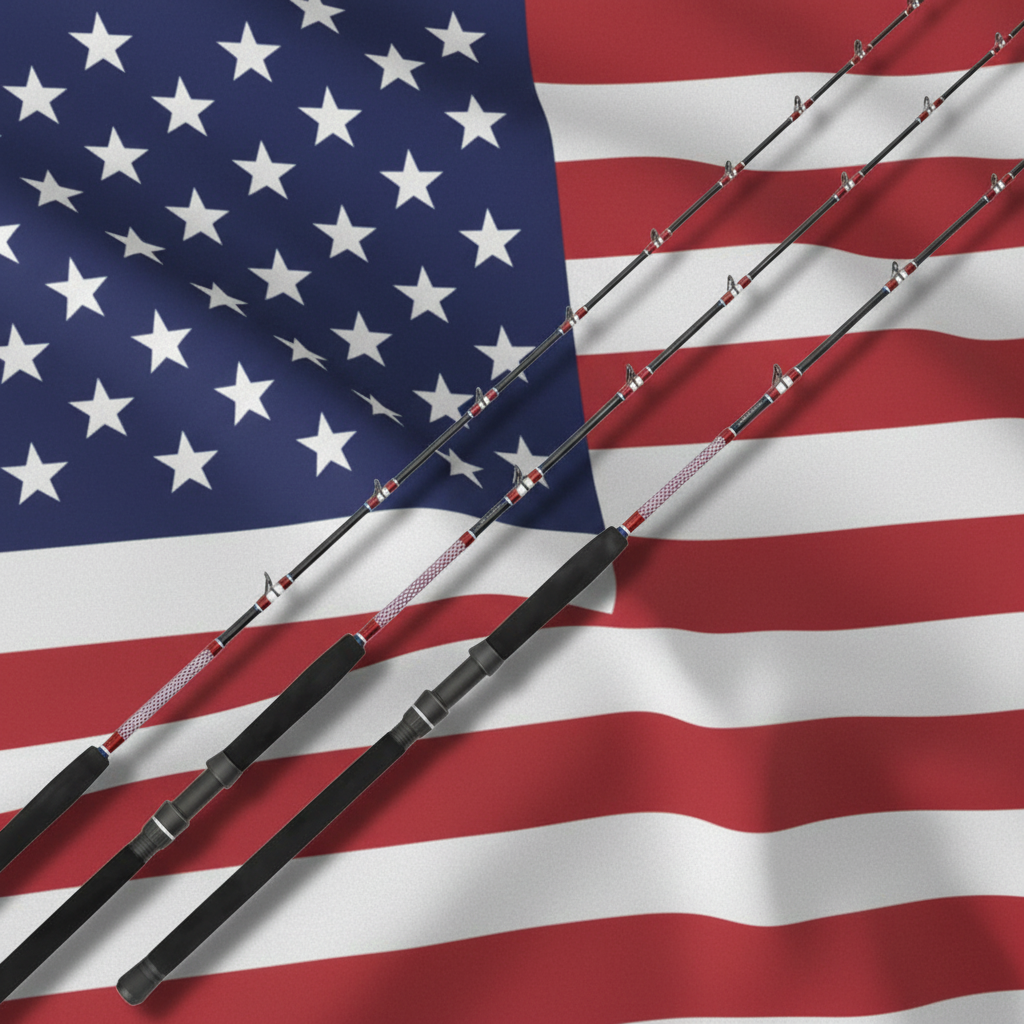 Dogfish Stik Limited Edition 4th of July Jigging Rod - Dogfish Tackle & Marine