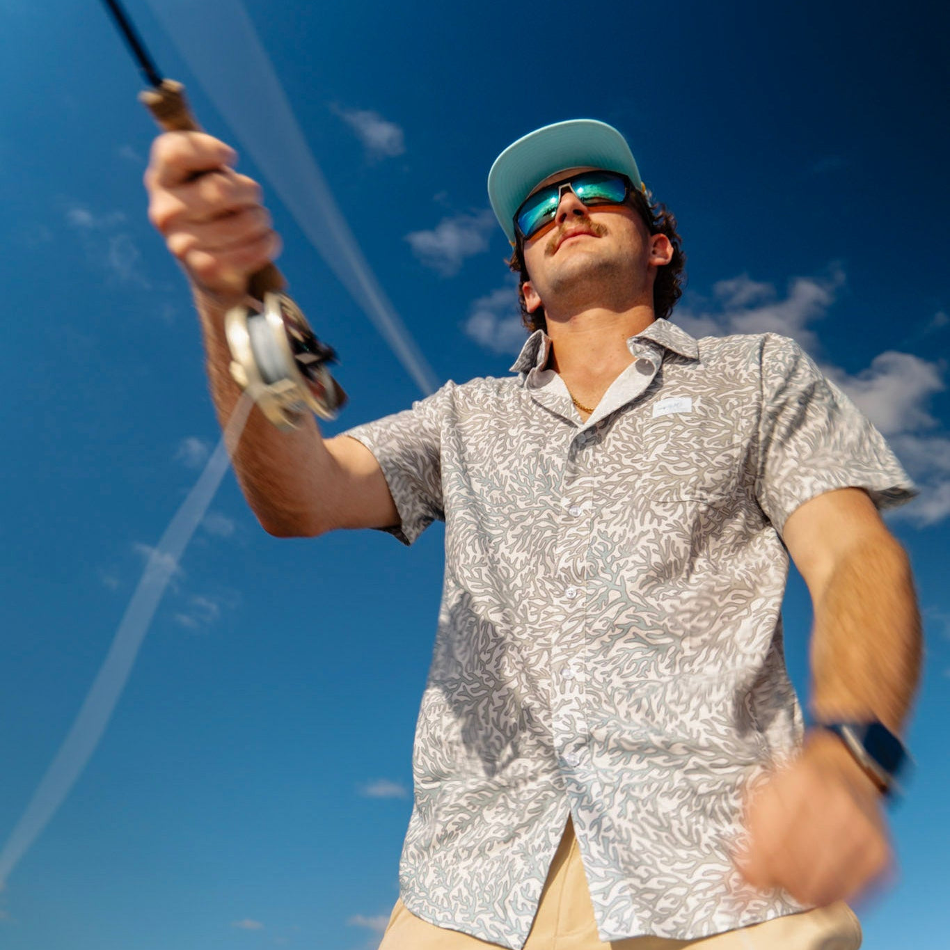 Waterman Outfitters Coral Button Up