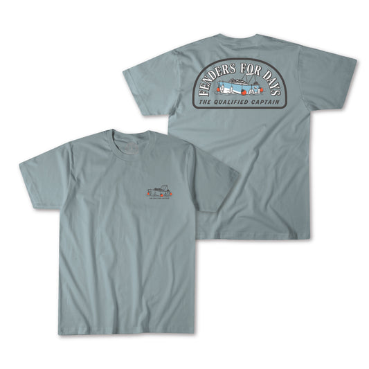 The Qualified Captain Fenders Tee - Dogfish Tackle & Marine