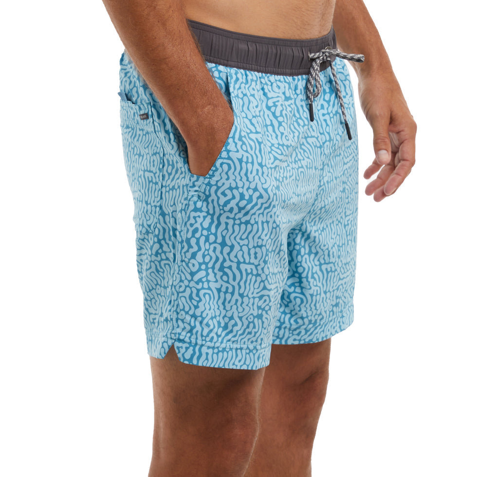 Pelagic Leiday Elastic Waist Lined Shorts 17" - Dogfish Tackle & Marine