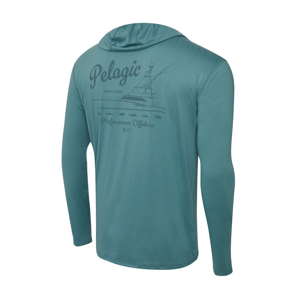 Pelagic Free Spool Hooded Performance Shirt