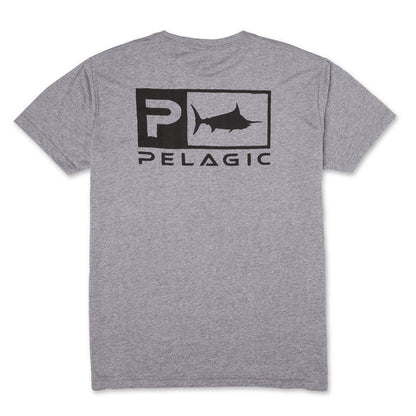 Pelagic Premium Short Sleeve Triblend Rusted Icon - Dogfish Tackle & Marine