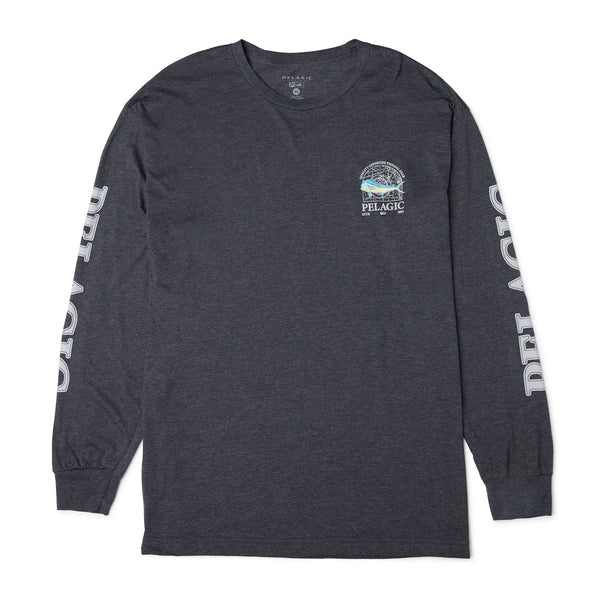 Pelagic Premium Long Sleeve Mapped Mahi Shirt - Dogfish Tackle & Marine