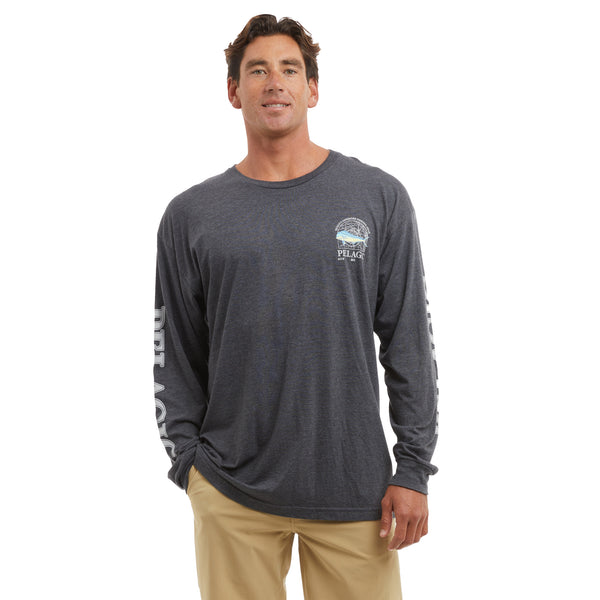 Pelagic Premium Long Sleeve Mapped Mahi Shirt - Dogfish Tackle & Marine