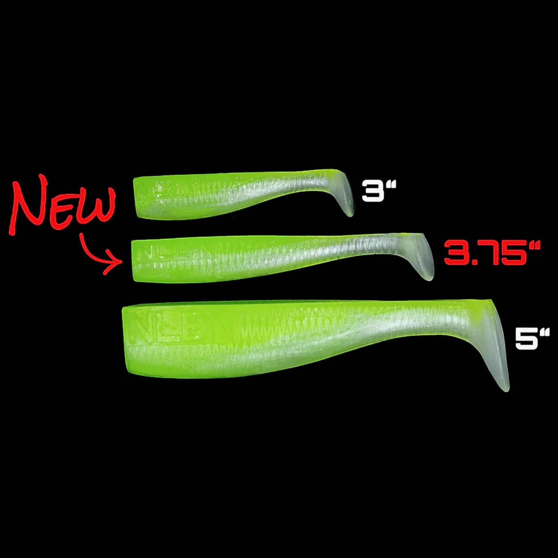 NLBN 3.75in Paddle Tail - Dogfish Tackle & Marine