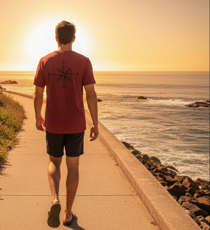 Dogfish Short Sleeve T-Shirt Compass Logo - Dogfish Tackle & Marine