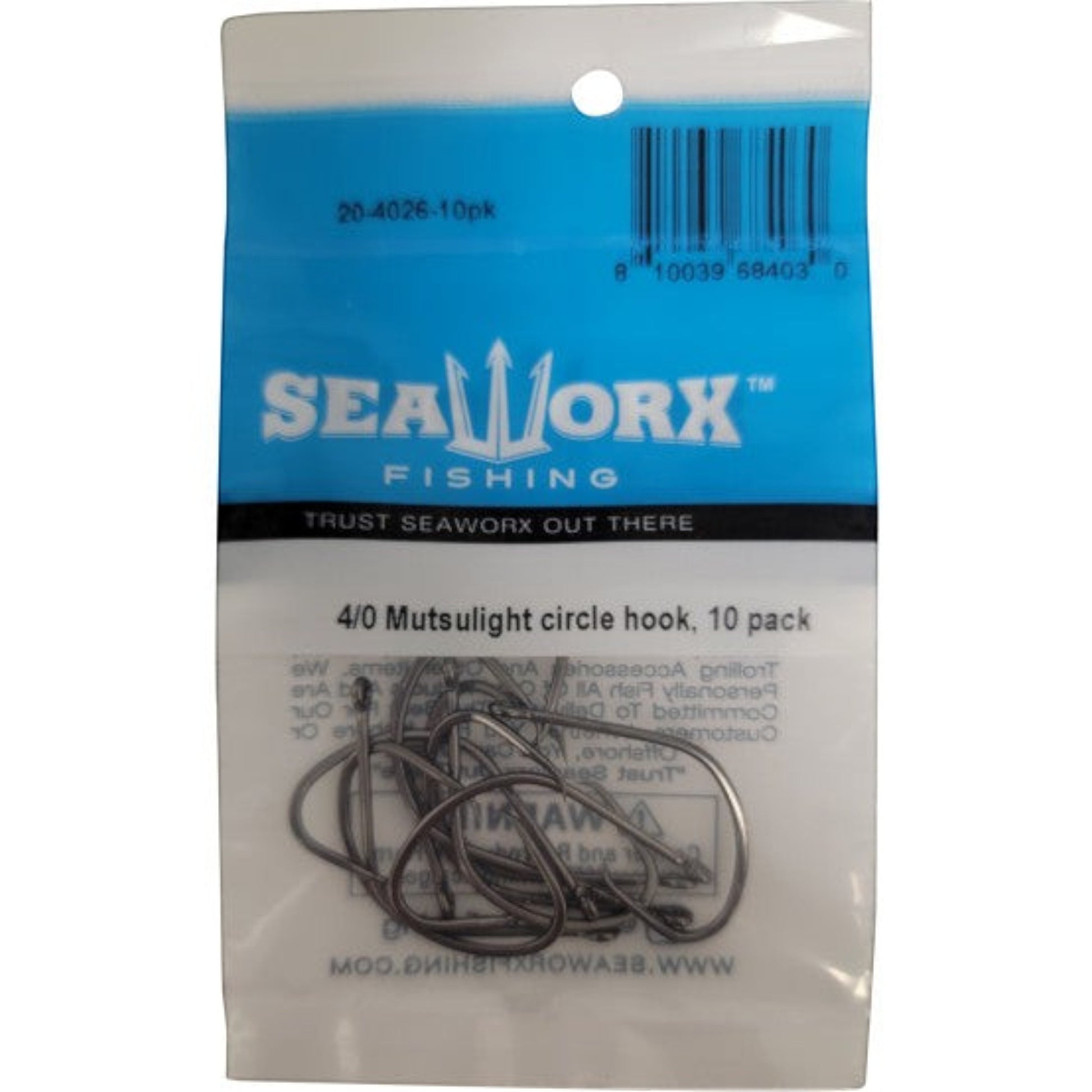 Seaworx Mutsulight Circle Hook Dogfish Tackle & Marine