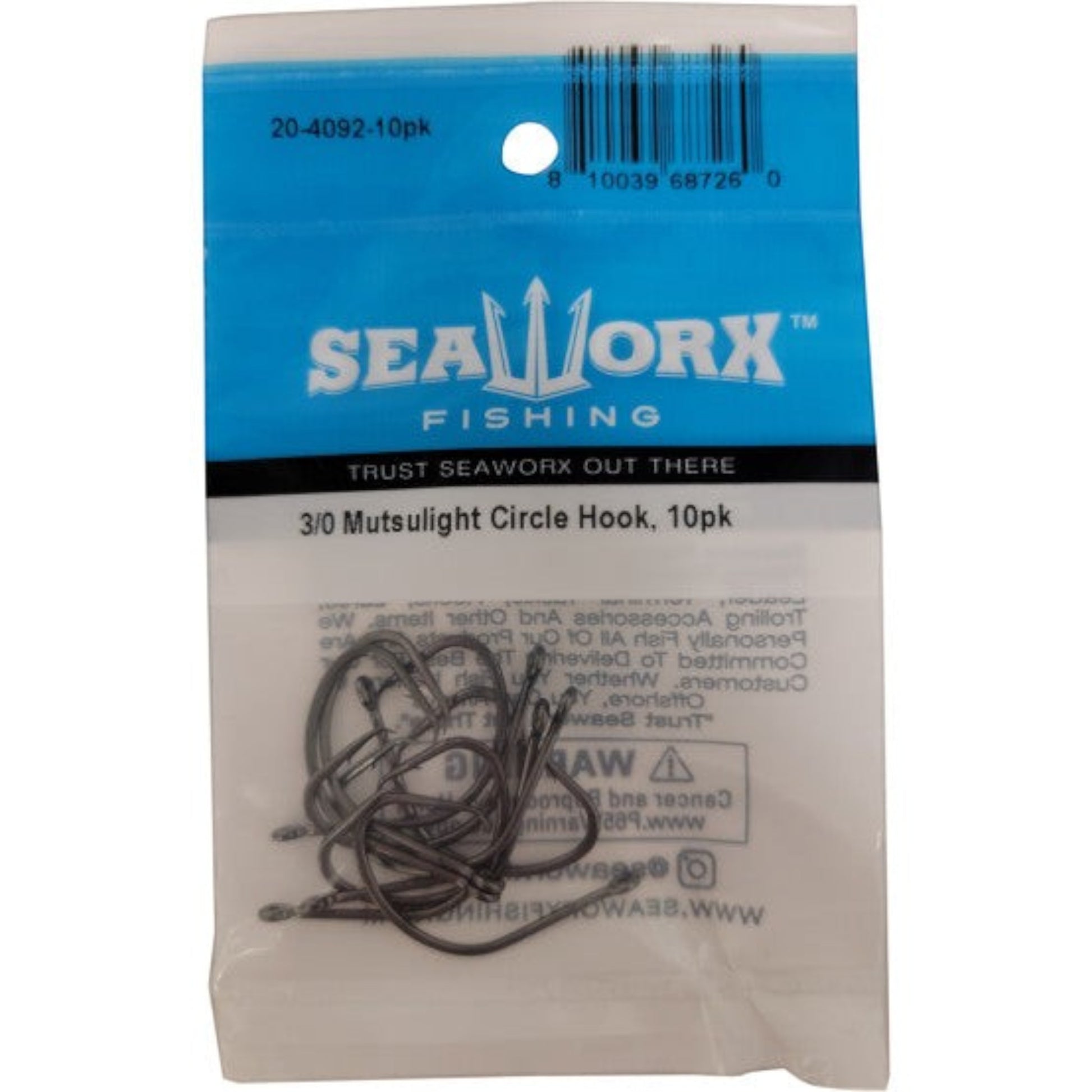 Seaworx Mutsulight Circle Hook Dogfish Tackle & Marine