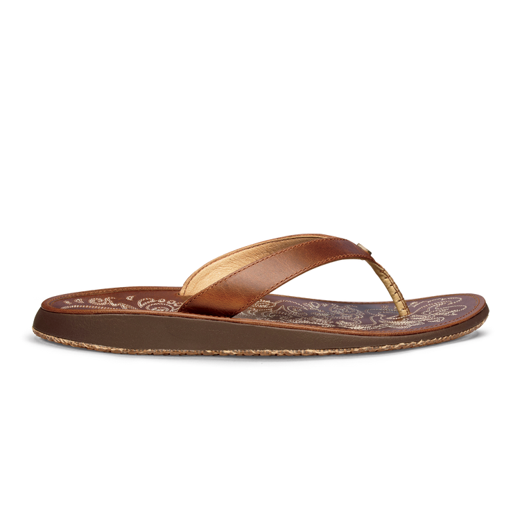 Olukai Women's Paniolo Leather Premium Sandals
