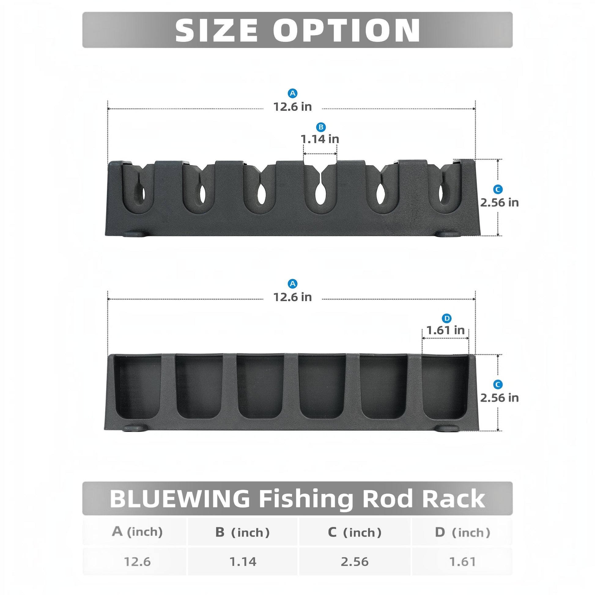 Bluewing Fishing Rod Rack Dogfish Tackle & Marine 