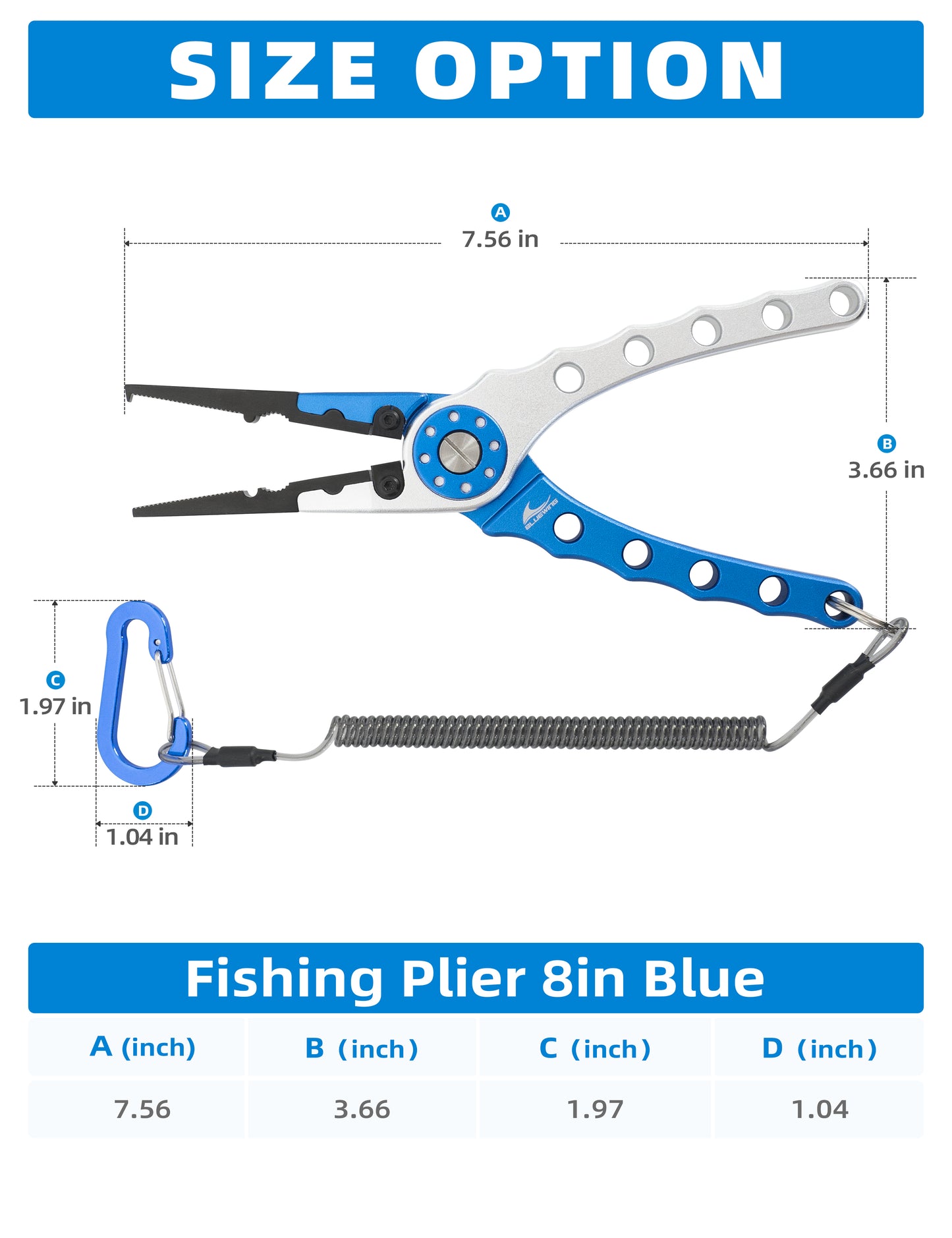 Bluewing Fishing Pliers - Dogfish Tackle & Marine