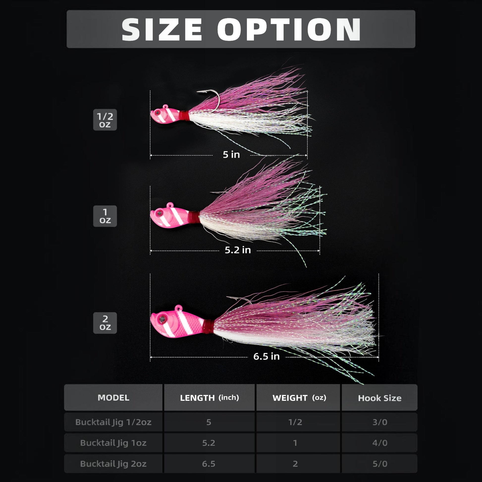 Bluewing Bucktail Jigs - Dogfish Tackle & Marine