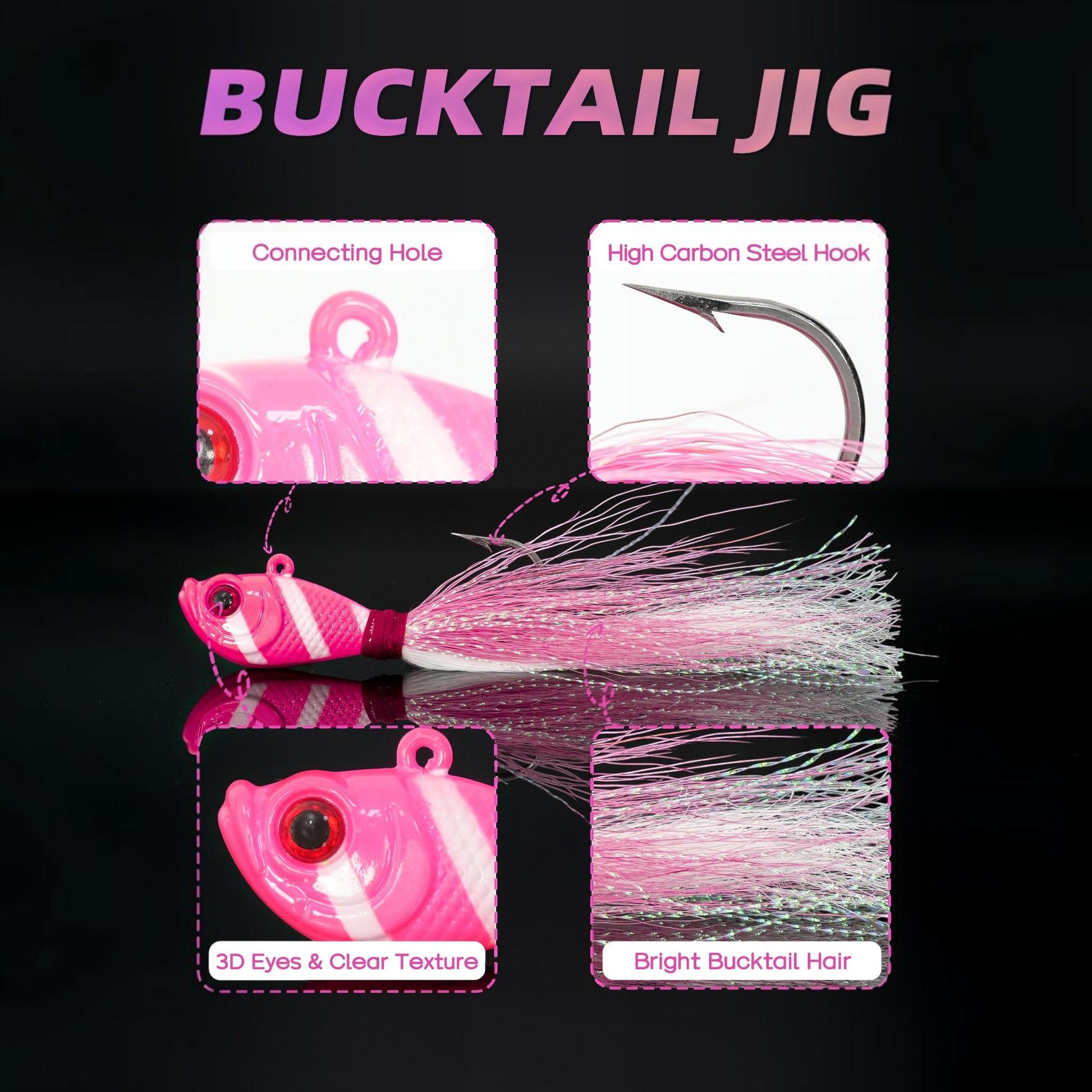Bluewing Bucktail Jigs - Dogfish Tackle & Marine