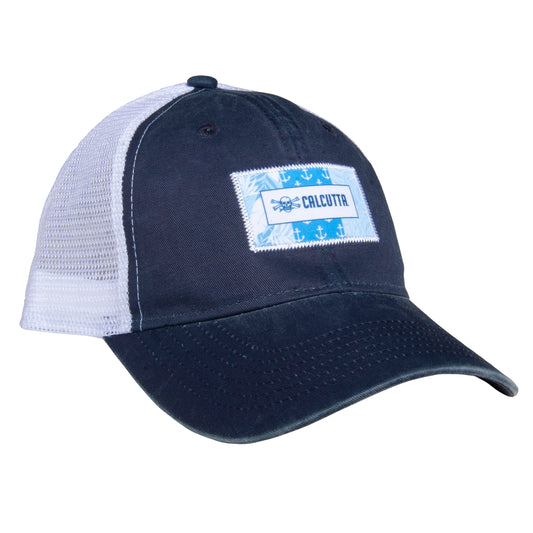 Calcutta Ladies Hat with Blue Patch - Dogfish Tackle & Marine
