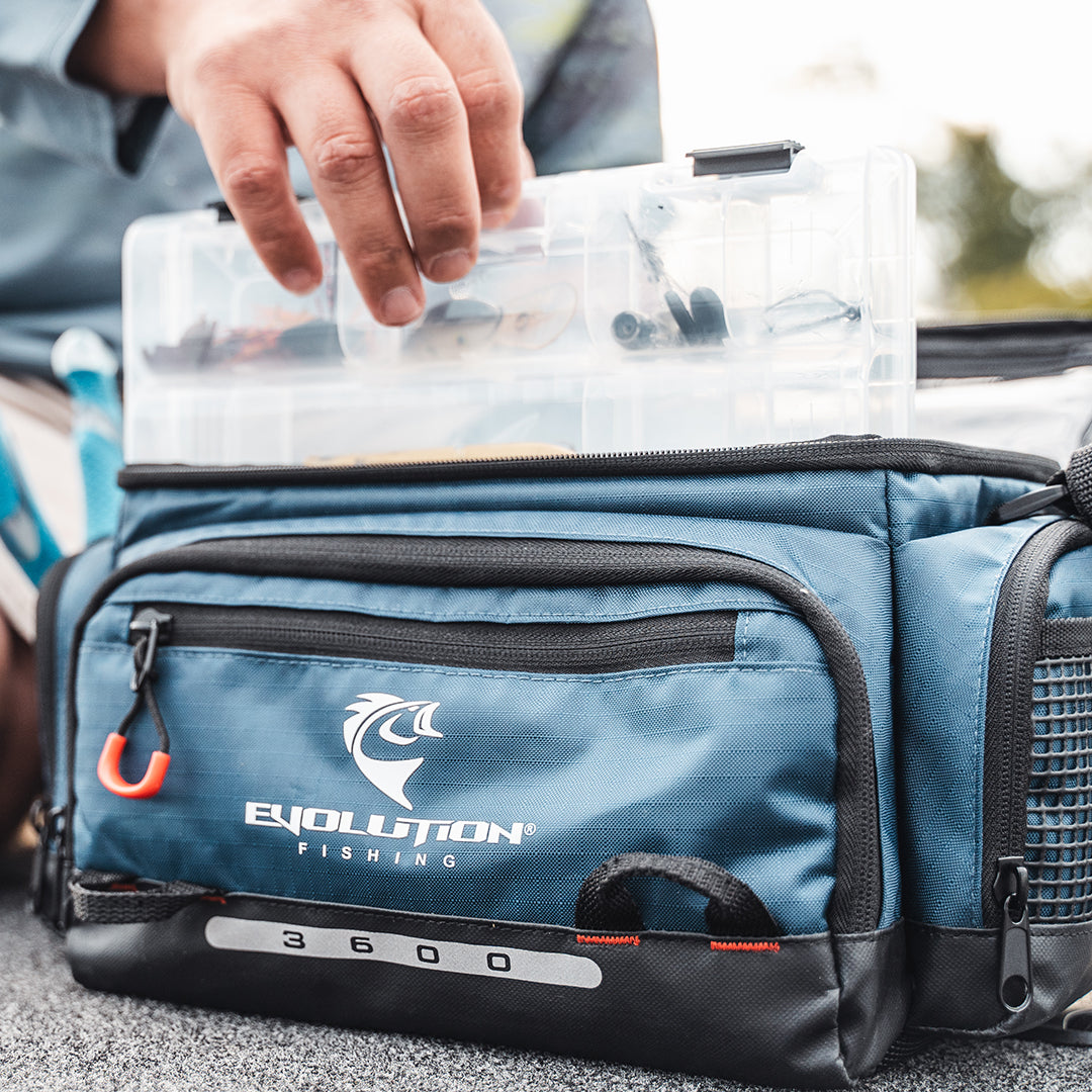 Evolution Fishing Blue 3600 Smallmouth Tackle Bag - Dogfish Tackle & Marine