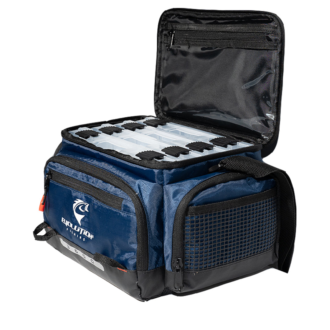 Evolution Fishing Blue 3600 Smallmouth Tackle Bag - Dogfish Tackle & Marine
