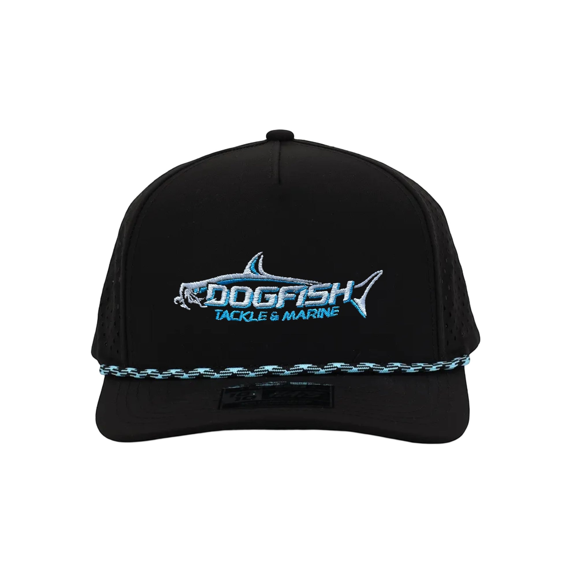 Dogfish Tackle & Marine Performace Rope Logo Hat - Dogfish Tackle & Marine