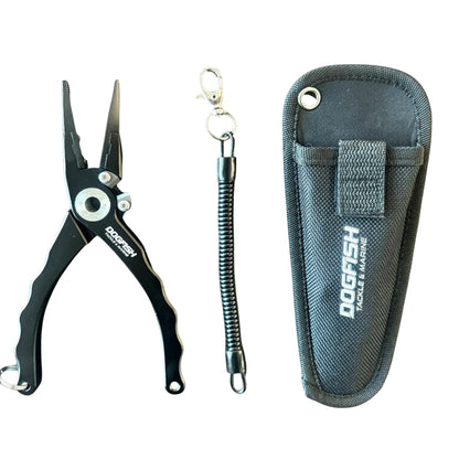 Dogfish Tackle 7-1/2inch Aluminum Fishing Plier - Dogfish Tackle & Marine