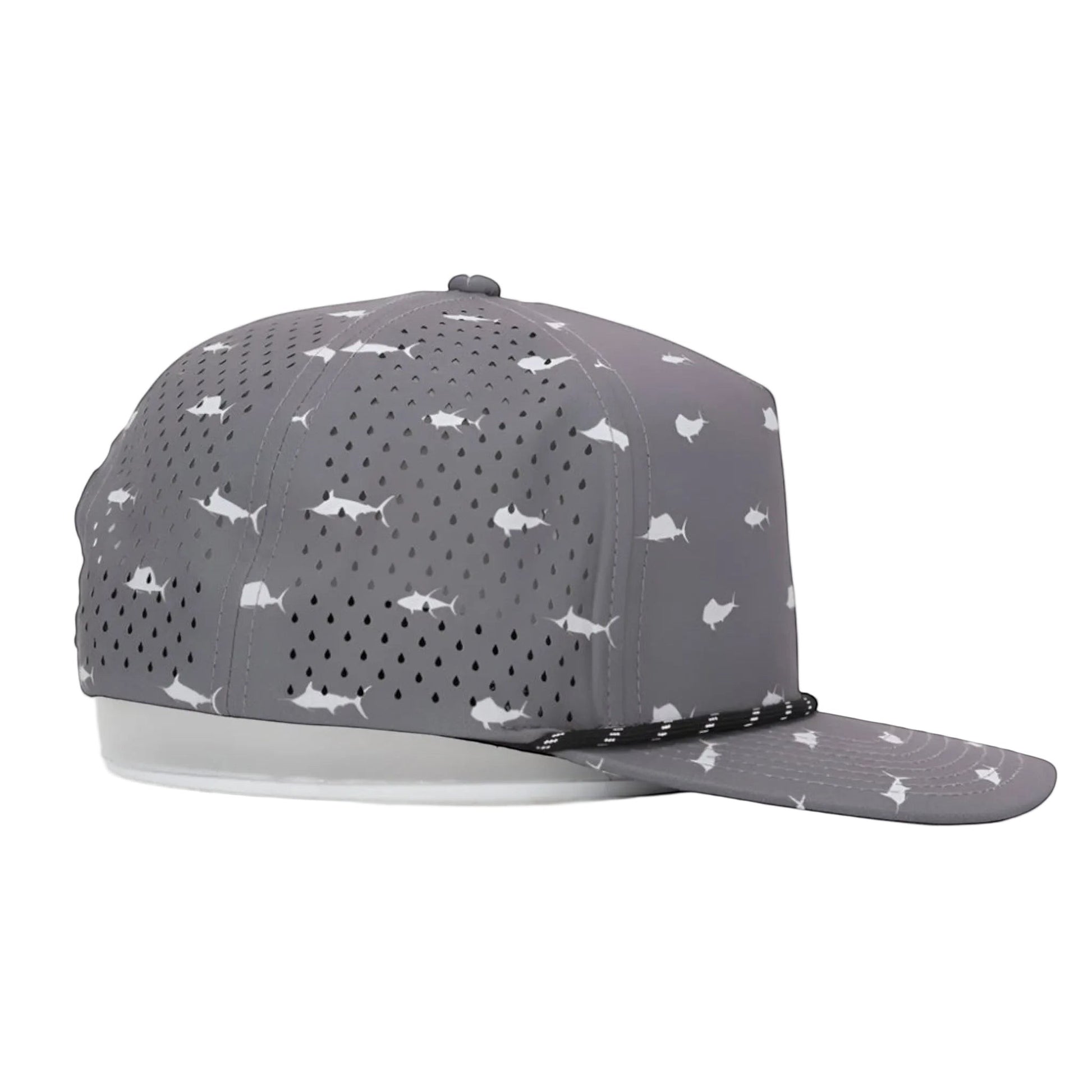 Dogfish Tackle & Marine Performace Rope Logo Hat - Dogfish Tackle & Marine