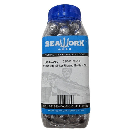 Seaworx Egg Sinker 3lb Rigging Bottle - Dogfish Tackle & Marine