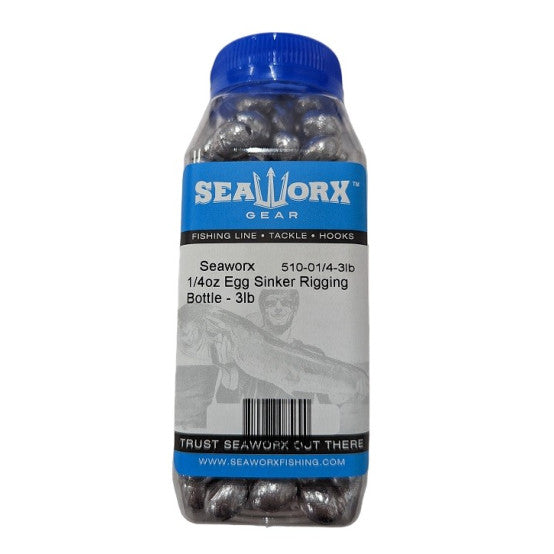 Seaworx Egg Sinker 3lb Rigging Bottle - Dogfish Tackle & Marine