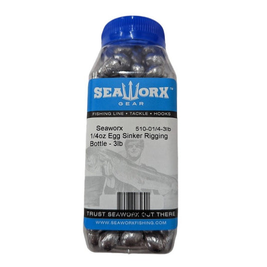 Seaworx Egg Sinker 3lb Rigging Bottle - Dogfish Tackle & Marine