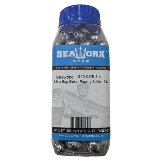 Seaworx Egg Sinker 3lb Rigging Bottle - Dogfish Tackle & Marine