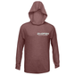 Dogfish Long Sleeve Hooded Micro Florida Unchained Logo - Dogfish Tackle & Marine