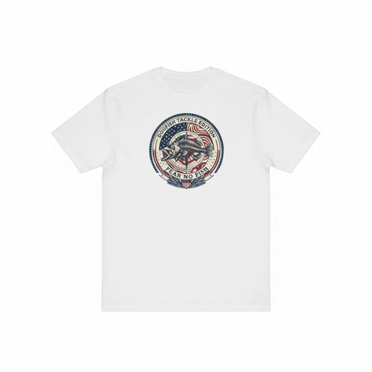 Dogfish Short Sleeve T-Shirt 4th of July Logo - Dogfish Tackle & Marine