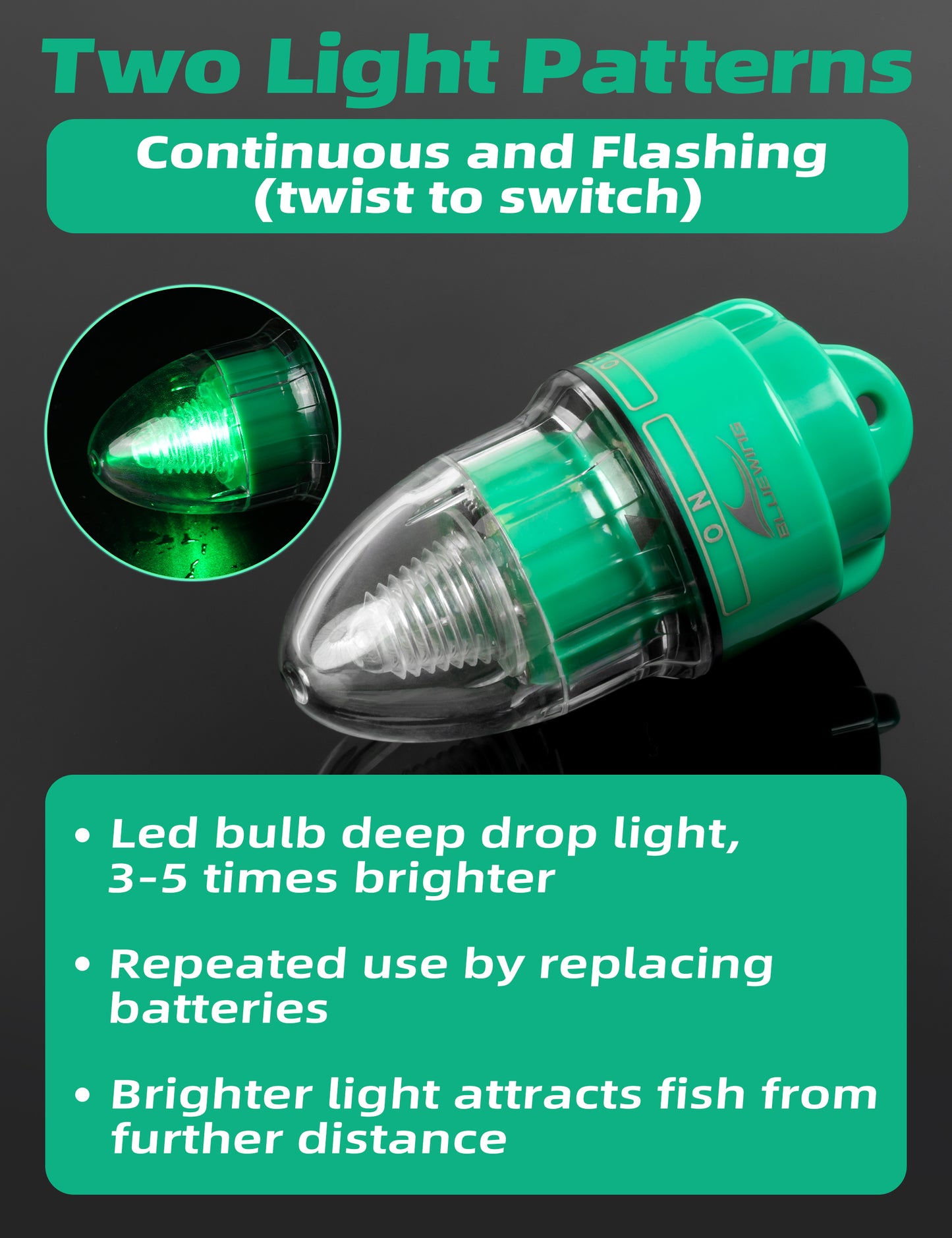 Bluewing Bell Deep Drop Light V2 - Dogfish Tackle & Marine