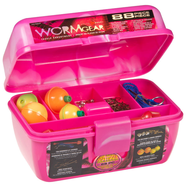 Worm Gear 88 Piece Loaded Tackle Box - Dogfish Tackle & Marine