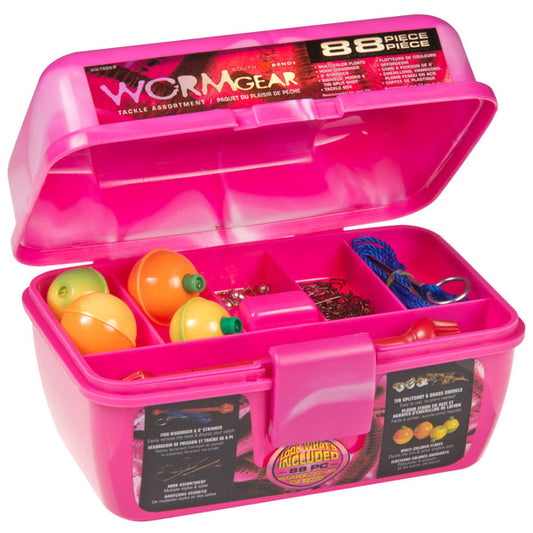 Worm Gear 88 Piece Loaded Tackle Box - Dogfish Tackle & Marine