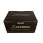 Dogfish Tackle & Marine branded Accurate Ascender jigging reel product box in black with white text