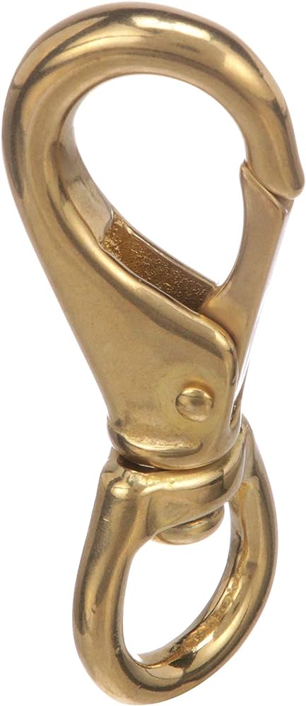 Shoreline Marine Brass Swivel Eye Snap - Dogfish Tackle & Marine