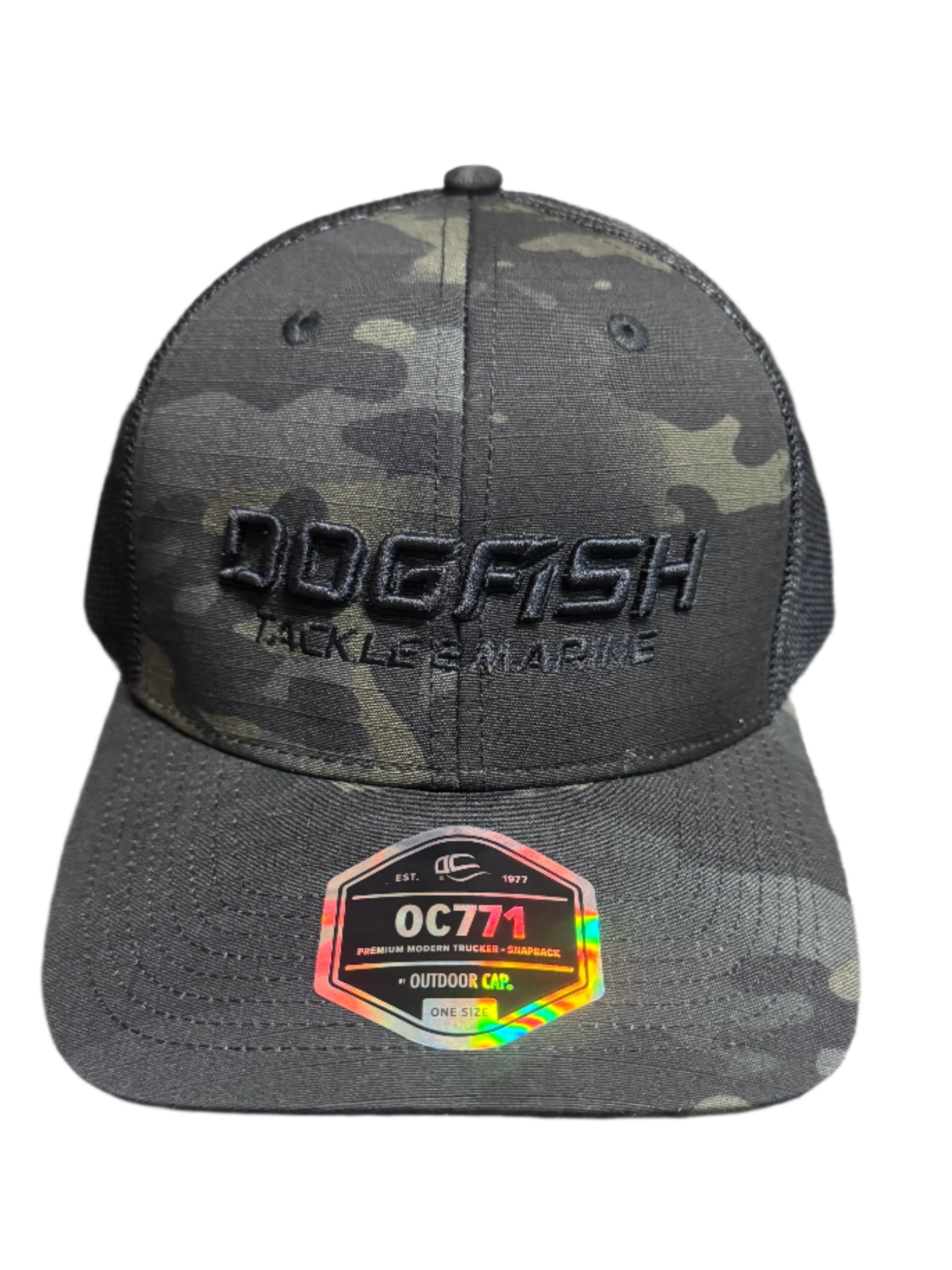 Dogfish Tackle & Marine Logo Trucker Hat - Dogfish Tackle & Marine