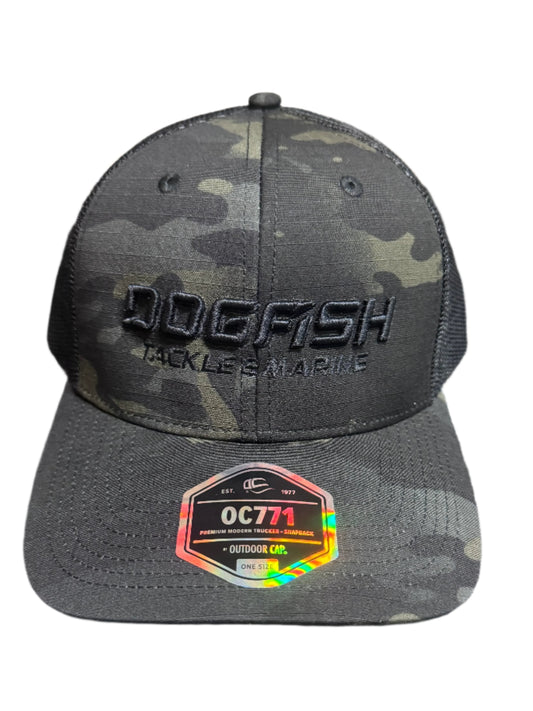 Dogfish Tackle & Marine Logo Trucker Hat - Dogfish Tackle & Marine