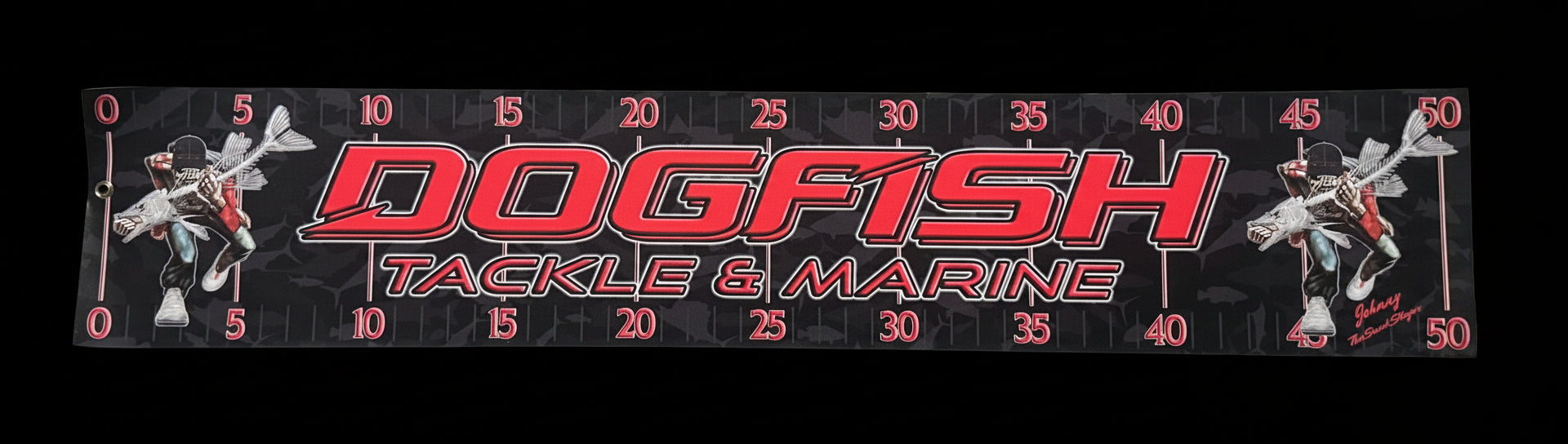 Dogfish Johnny the Snook Slayer Ruler - Dogfish Tackle & Marine