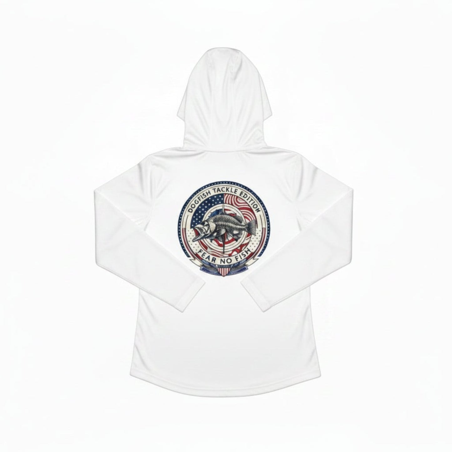 Dogfish Women's 4th of July Long Sleeve Hooded Mirco - Dogfish Tackle & Marine