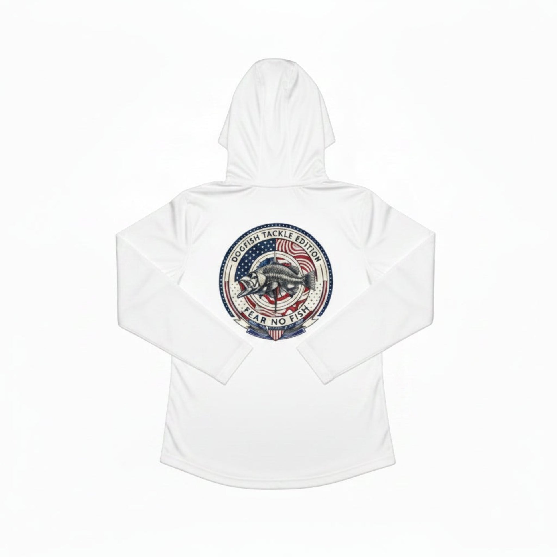 Dogfish Women's 4th of July Long Sleeve Hooded Mirco - Dogfish Tackle & Marine