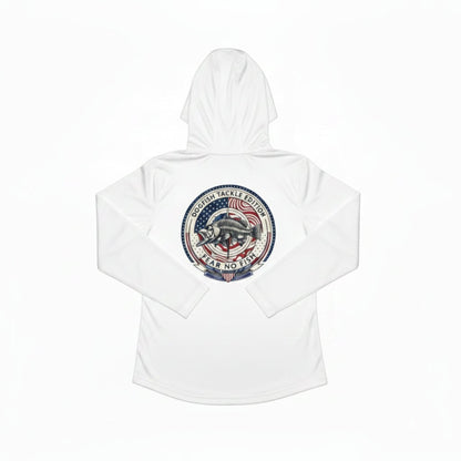 Dogfish Women's 4th of July Long Sleeve Hooded Mirco - Dogfish Tackle & Marine