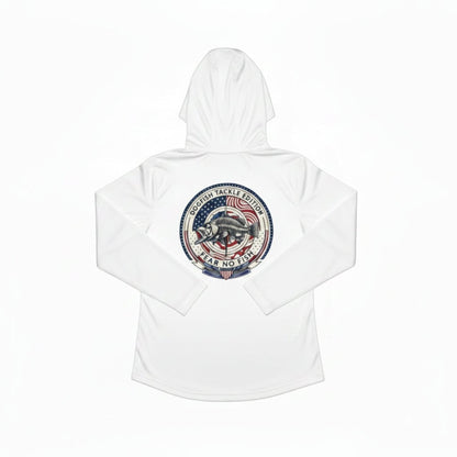 Dogfish Women's 4th of July Long Sleeve Hooded Mirco - Dogfish Tackle & Marine