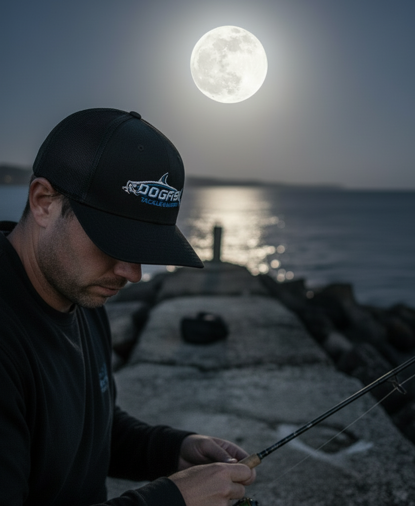 Dogfish Tackle & Marine Logo Mesh Back Hat - Dogfish Tackle & Marine