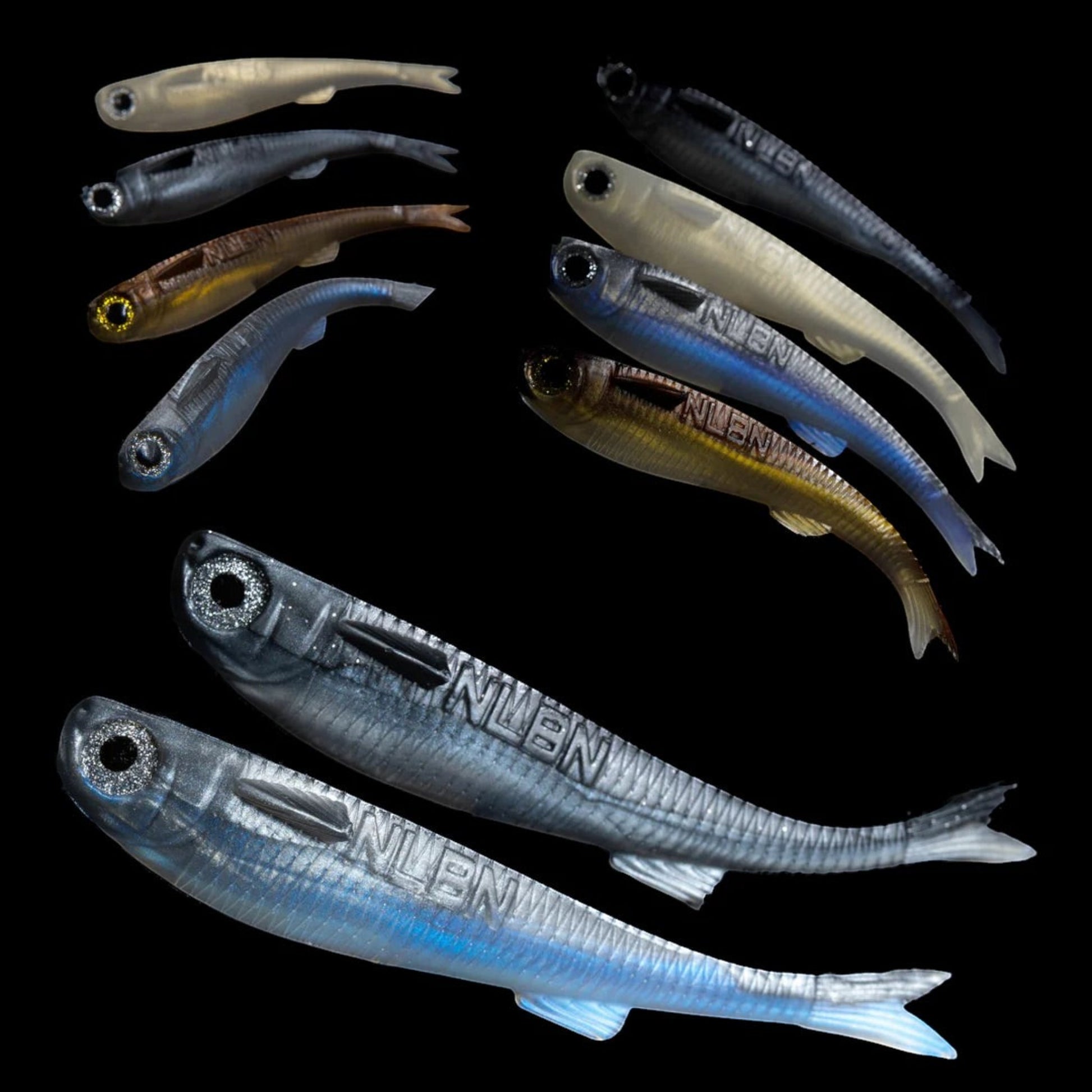 NLBN 4in Mini Mullets - Dogfish Tackle & Marine