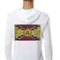 Dogfish "Don't Tread On Me' Logo Long Sleeve Hooded Micro - Dogfish Tackle & Marine